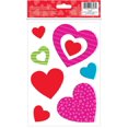thumbnail image 2 of Mello Smello Heart Super Gel Clings - 1 Sheet, 2 of 2