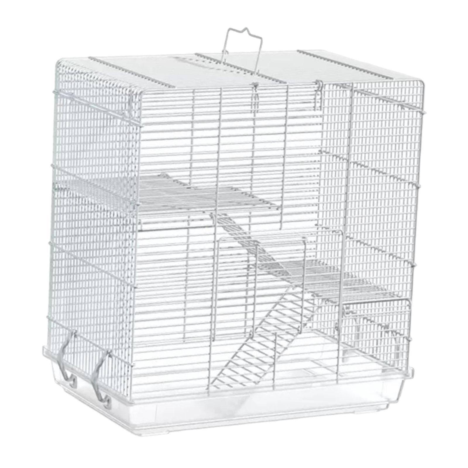 Serenable Bird Cage with Removable Bottom Tray with Handle Pet Supplies Birdcage Parrot Cage for Parakeet Small Conure Finches Ringneck