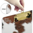 thumbnail image 4 of Coolnut Cow Clipboard, Acrylic Standard A4 Letter Size Clip Board with Low Profile Clip for Office, Classroom, Doctor, Nurse and Teacher, 12.5"x9", 4 of 7