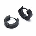 thumbnail image 6 of Skymirror 1 Pair Fashion Cool Men's Stainless Steel Huggie Hoop Earrings Casual Jewelry, 6 of 8