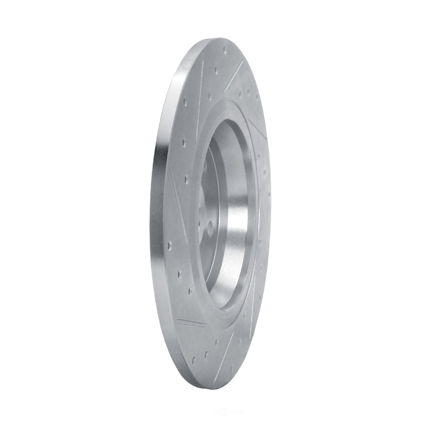 Dynamic Friction Company 631-63187L DFC Brake Rotor - Drilled And Slotted - Silver