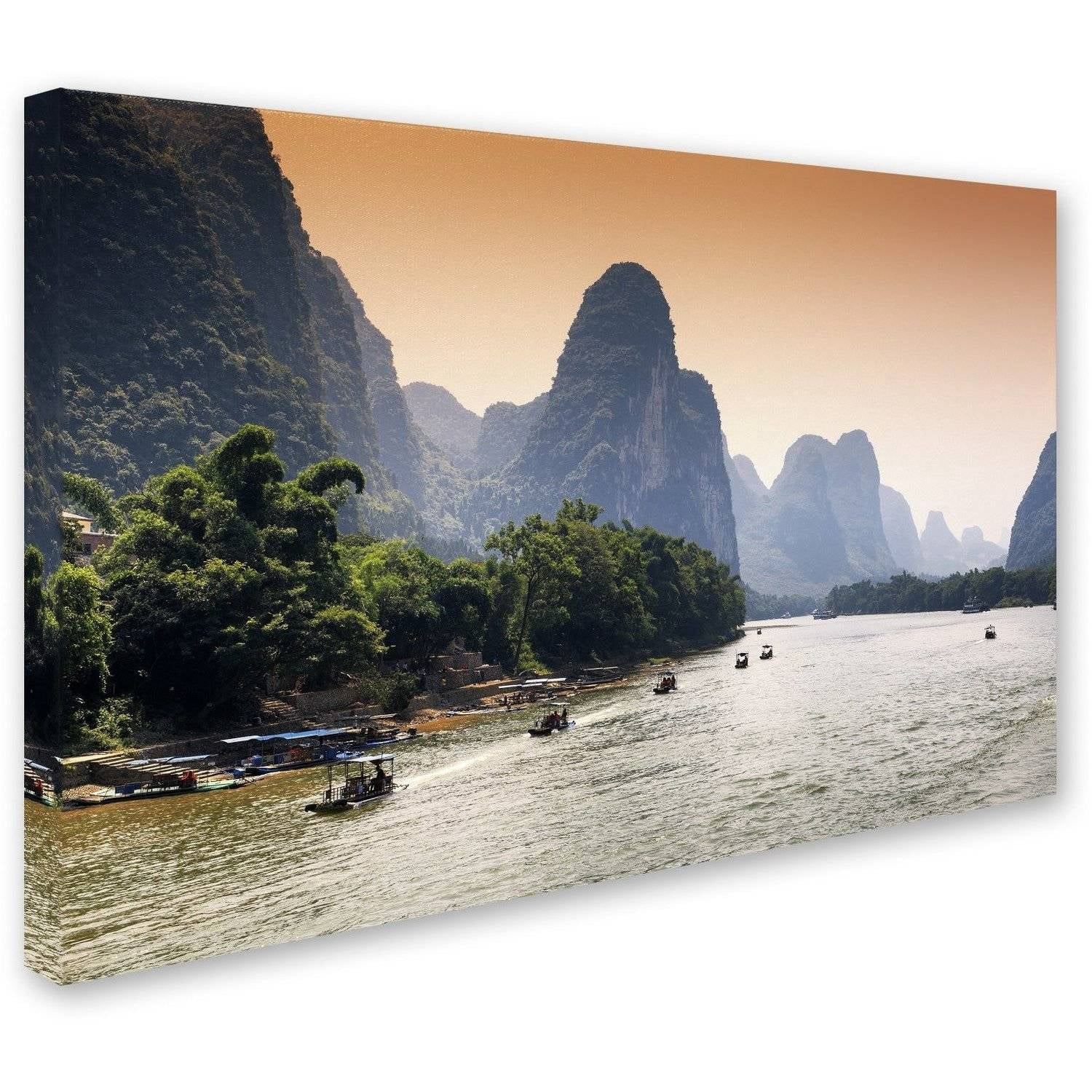 Trademark Fine Art "Li River" Canvas Art by Philippe Hugonnard