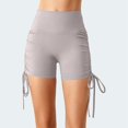 thumbnail image 2 of xfsWaSs High Waisted Biker Shorts for Women Tummy Control Soft Yoga Shorts Lightweight Stretch Workout Leggings Shorts Athletic Short, 2 of 5