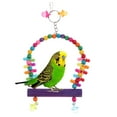thumbnail image 2 of DOLITY Cage Stand Swing Toy For Bird Parrot African Grey Cockatoo Macaw Budgie Parakeet, 2 of 9