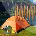thumbnail image 5 of Outdoor Tent Sky Curtain Ground Nail Aluminum Alloy Cloth Bag Set Camping Camping Three-Edged Bold Tent Nail With Rope, 5 of 5
