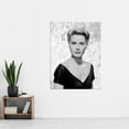 thumbnail image 2 of Portrait Actress Princess Grace Kelly Old Photo Extra Large XL Wall Art Poster Print, 2 of 3