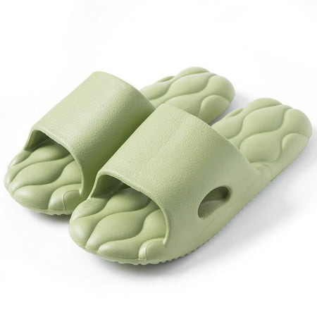 

Cute Beach Sandals Non-slip Shower Bathroom Slippers Soft Summer Slide Sandals for Women Men 36-37 Cyan