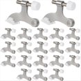 thumbnail image 1 of 20pack Hinge Pin Door Stops Satin Brushed Door Stopper Adjustable, 1 of 5
