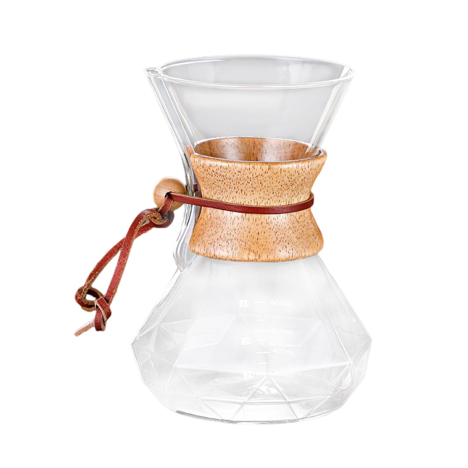 Coffee Maker Coffee Pot, Reusable Coffee Dripper Brewer Cold Resistant