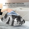 thumbnail image 5 of Coolnut Black Japanese Dragon Satin Pillowcase for Hair and Skin Silk Pillowcase, Queen Size(20x30 inches) - Slip Cooling Satin Pillow Covers with Envelope Closure（79） Home Decor Gifts, 5 of 7