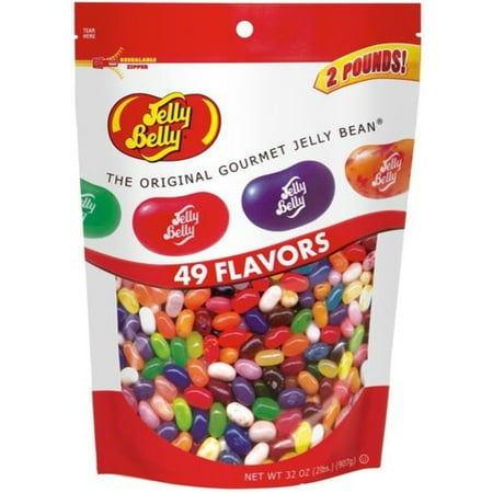 Jelly Belly Kosher Original Assorted Flavors Jelly Beans, 32 oz, Pouch