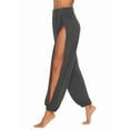 thumbnail image 2 of Pantalones Harén con Abertura Alta para Mujer, Pantalones Harén Hippies. Gris Oscuro XXL, 2 of 7