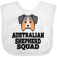 thumbnail image 3 of Inktastic Dog Australian Shepherd Squad Boys or Girls Baby Bib, 3 of 4