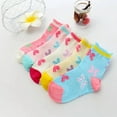 thumbnail image 2 of 5 Pairs/Lot Spring Autumn High Quality Girls Socks Cotton Butterfly Candy Color Socks For Girls 3- 12 Year Children Socks wangyanhudie 1-3yea, 2 of 5