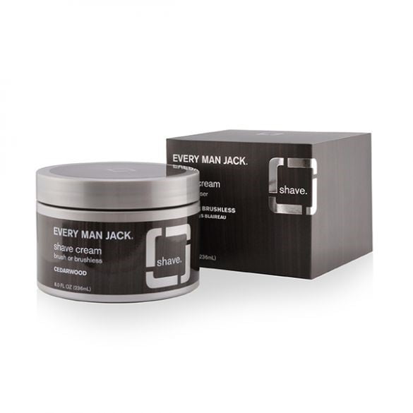 Every Man Jack Shave Cream, Cedarwood, 8 Oz
