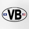thumbnail image 2 of CafePress - Virginia Beach VB Oval - Adjustable Unisex Printed Trucker Hat with Mesh Back, 2 of 8