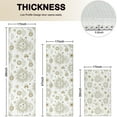 thumbnail image 4 of White Sun Moon Cloud Star Pattern Kitchen Rugs Sets Of 3,Kitchen Runner Rugs Non Skid Washable,Decorative Kitchen Floor Mats for Kitchen,Sink,Laundry,17"x30"+ 17"x47" + 17"x59", 4 of 6