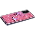 thumbnail image 3 of Case for Samsung Galaxy A51, Galaxy A51 Case Cute Pink Glitter Luxury Sparkle Liquid for Girls Women Quicksand Clear Soft TPU Protective Phone Case for Samsung Galaxy A51 Pink High Heel, 3 of 12