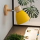 thumbnail image 4 of Aplique LED, lámpara decorativa de fondo, personalizable, moderna, para dormitorio, sala de estar, ajustable, de metal, base de madera, luz cálida, para oficina, 2 niveles,Wsvlmg, 4 of 9