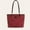 Red, variant on Retro Style Women Handbag Veganic PU Leather Material Office Lady Work Tote For Commuter High Capacity Shoulder Bag Fits Up to Laptop 12"