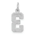 thumbnail image 3 of 14K White Gold Charm Pendant Themed 3 Diamond-Cut 19 mm 7, 3 of 3