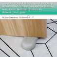thumbnail image 2 of Uxcell Home Anti-slip Wedge Doorstops Protector Rubber Gray 1pcs, 2 of 7