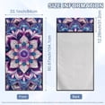 thumbnail image 7 of XYZCANDO Pink Mandala Car Seat Towel Cars Drying Towels & Seats Protectors for Gym Workout Running Swimming Beach and Hiking Non Slip Backing Sweatproof Cushion Protector, 7 of 7