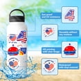 thumbnail image 4 of Patriotic Stickers, 4Th of July Garden Flag, American Flag Stickers, Assorted Stickers, Football Party Supplies, 2 in, 50 Pc, 4 of 7