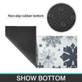 thumbnail image 6 of Blue Christmas Snowflake Pattern Kitchen Rugs Sets Of 2,Anti Fatigue Kitchen Mat Rugs Non Slip Washable,Decorative Kitchen Floor Mats for Kitchen,Sink,Laundry,17"x30"+17"x47", 6 of 7