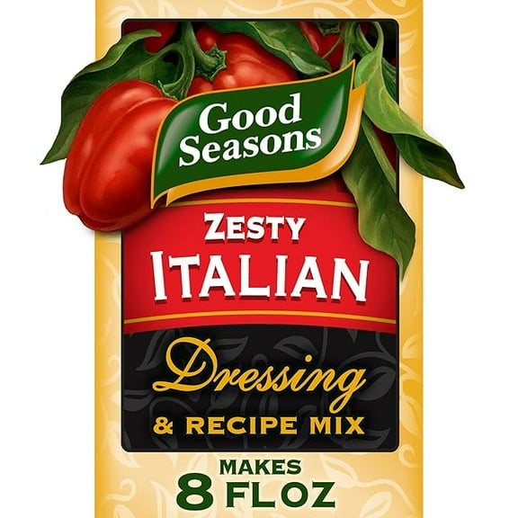 Good Seasons, Zesty Italian Dressing & Recipe Seasoning Mix, 0.6 Oz ( Pack of 2 )