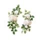 thumbnail image 2 of 2 piezas de flores de arco de boda, guirnalda de flores artificiales, flores de seda, esquina rústica Estilo C, 2 of 9