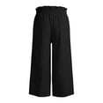 thumbnail image 6 of Delayuji Womens Wide Leg Pant Elastic Waist Daily Elegant Casual Solid Color Pants Loose Linen Pants Women L-6XL, 6 of 6