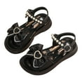 thumbnail image 3 of Xijirk Girls Sandals Thick Soled Comfortable Soft Soled Princess Love Butterfly Sandals,Size 10.5, 3 of 7