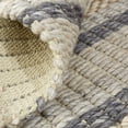 thumbnail image 5 of Feizy Berkeley Transitional Stripes, Ivory/Tan/Gray, 3'6" x 5'6" Accent Rug Eco Friendly Stain Resistant Casual Floor Rug for Living room Bedroom, 5 of 7