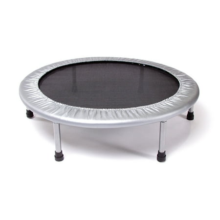 UPC: 0022643016255 | Stamina 36 in. Folding Trampoline  Gray – Low Impact – Easy to Use