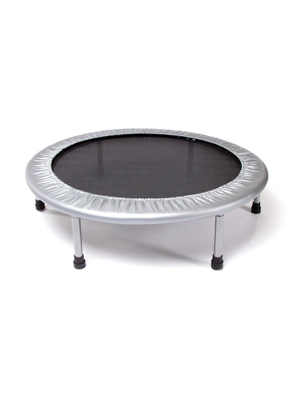 Stamina 36 in. Folding Trampoline, Gray - Low Impact - Easy to Use