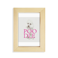 thumbnail image 1 of Poodle Animal Pet Valuable Desktop Display Photo Frame Picture Art Painting 5x7 inch, 1 of 3