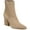 Taupe Leather, variant on Franco Sarto Womens Vesi Leather Ankle Booties
