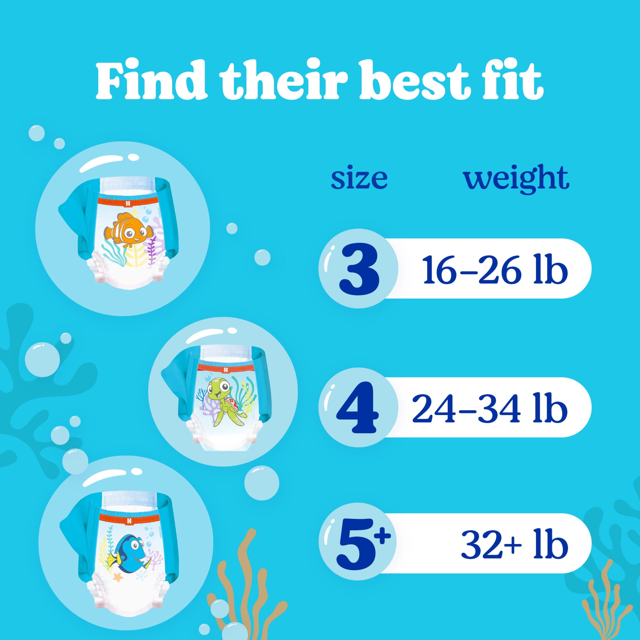 Huggies Little Swimmers Disposable Swim Diapers, Size 4 (24-34 lbs), 13 Count  (Select for More)
