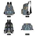 thumbnail image 4 of FORMRS Mini Backpack Purse for Women Travel Daypack Casual Shoulder Bag, Yellow Forest Pattern, 4 of 7