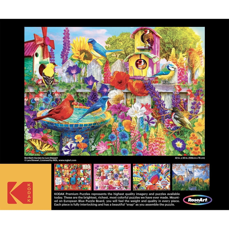 Cra-Z-Art Kodak 3000-Piece Birdbath Garden Adult Jigsaw Puzzle