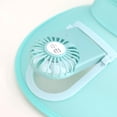thumbnail image 5 of RKSTN Toddler Sun Hat UPF 50 Solar Fan Hat Wide Brimmed Visor Hats Essential for Outdoor Activities with Usb Charging (Sky Blue ,Free Size), 5 of 7