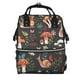 thumbnail image 1 of Disketp Mushroom With Snails Mochila de Pañales de Gran Capacidad con Múltiples Bolsillos, Mochila de Viaje Multifuncional para Bebé, Unisex, Moderna y Resistente, 1 of 6