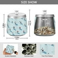 thumbnail image 2 of Yayeee Ashtray with Lid for Cigarette Smokeless Stainless Steel Home Ash Holder, Blue Ice Hockey, 2 of 7