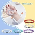 thumbnail image 4 of Decodeary Gifts Unisex Bracelets With Exquisite Beads For Loved Ones Easy Matching Purple weathering 1Set, 4 of 6