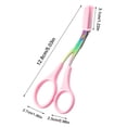 thumbnail image 4 of Xihbxyly Tijeras para Cejas, Juego de Tijeras de Precisión, Diseño Ergonómico con Peine, Cortador Duradero de Acero Inoxidable, Perfilador de Cejas, Esencial para Rutinas de Belleza, Regalo Perfecto., 4 of 7