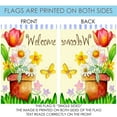 thumbnail image 5 of Toland Home Garden Potted Welcome Flower Spring Flag Double Sided 28x40 Inch, 5 of 5