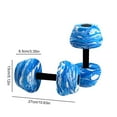 thumbnail image 5 of Hyasfey Aquatic Dumbbells EVA Foam Water Weights Pool Resistance Exercise Barbells for Aerobics Fitness Training Weight Loss Muscle Toning, 5 of 7