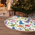thumbnail image 5 of Balery Cute Dinosaur Printed Christmas Tree Skirt , Merry Christmas Party Christmas Tree Decoration,Adjustable Tree Skirt-36", 5 of 6