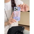 thumbnail image 5 of Summer Fresh Macaron Butterfly Phone Case, Hidden Stand, Butterfly Stand, Small Fresh Design, Anti-fall and Anti-friction, for iPhone 15 14 13 12 11 Pro Max Phone Case (P3,iPhone 11 Pro Max), 5 of 8